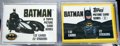 Batman Set 1 & 2 w/ Stickers Topps © 1989